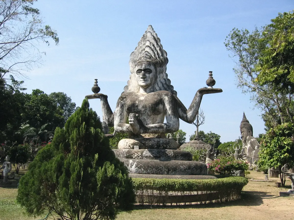 The Park Where Buddha Stands Beside Demons